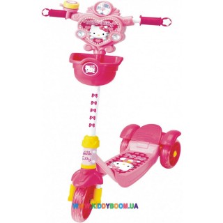 Скутер-самокат с тормозами Hello Kitty YAYA Y8013